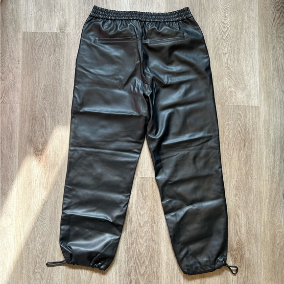 Zara Leather Cargo Pants - Picture 2 of 7